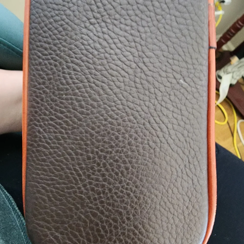 Dooney & Bourke Dark Brown and Tan Crossbody Bag
